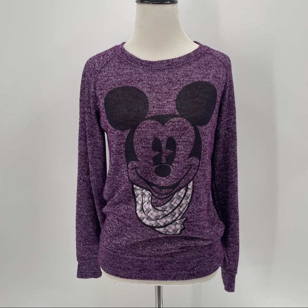 Disney Parks Woman’s Purple Mickey Blouse